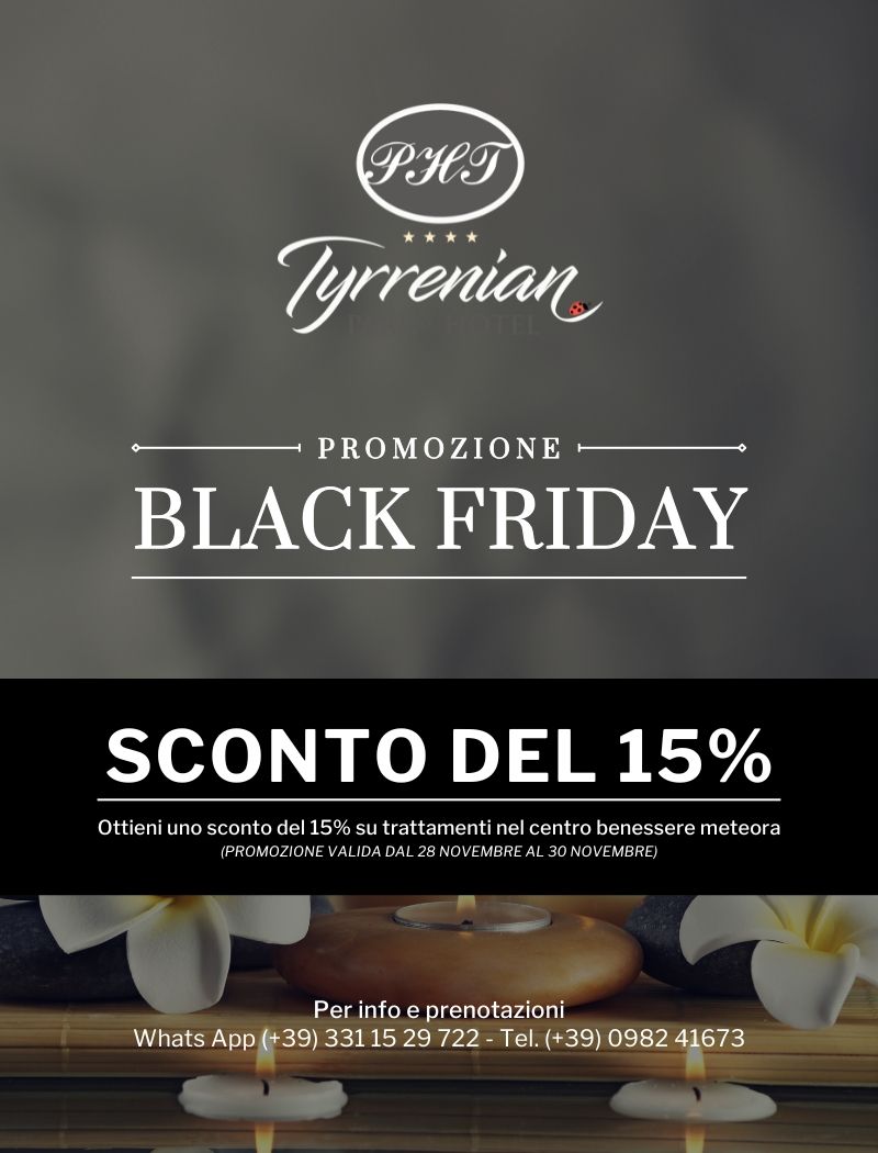 BLACK FRIDAY: Benessere Esclusivo al Centro Meteora